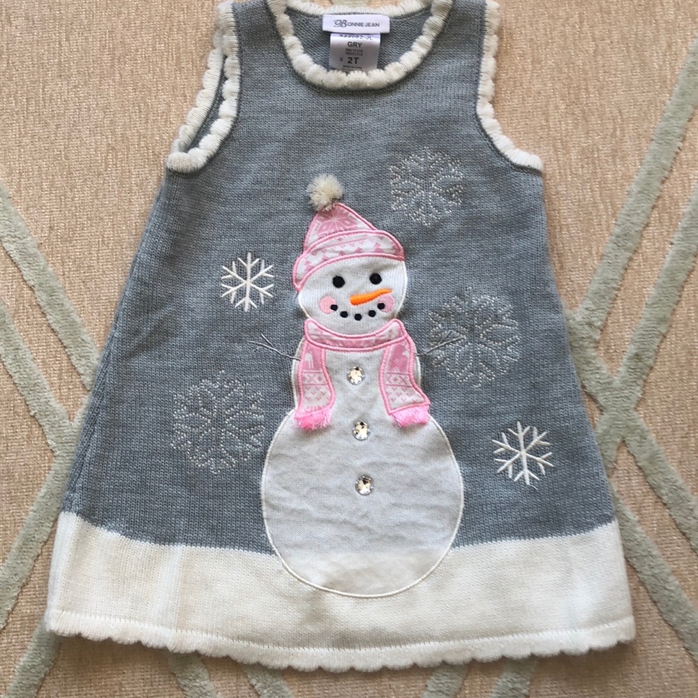 Bonnie Jean Snowman Dress